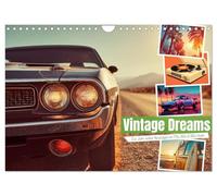 Vintage Dreams (Wandkalender 2026 DIN A4 quer), CALVENDO Monatskalender: Dieser Retro & Vintage Kalender bringt die Highlights der 70s, 80s und 90s ... wie Boombox, Arcade und Muscle Cars.