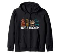 Vintage drôle Cactus Pas Un Hugger Femmes Sarcastique Sweat à Capuche