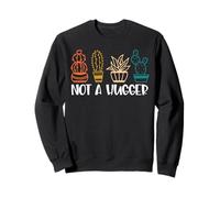 Vintage drôle Cactus Pas Un Hugger Femmes Sarcastique Sweatshirt