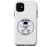 Vintage-Drummer Batterie Batteur Musicien Tambours Batteur Coque pour iPhone 11