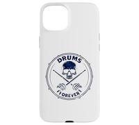Vintage-Drummer Batterie Batteur Musicien Tambours Batteur Coque pour iPhone 15 Plus