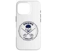 Vintage-Drummer Batterie Batteur Musicien Tambours Batteur Coque pour iPhone 16 Pro