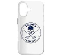 Vintage-Drummer Batterie Batteur Musicien Tambours Batteur Coque pour iPhone 17