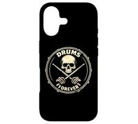 Vintage-Drummer Batterie Batteur Musicien Tambours Batteur Coque pour iPhone 17