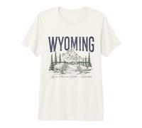 Vintage du Wyoming T-Shirt Haut de Gamme