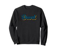 Vintage Duval Script Sarcelle et doré Sweatshirt