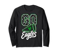 Vintage Eagle High School Go Eagles Pride Back to School Art Manche Longue