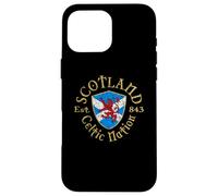 Vintage Ecosse Celtic Nation Est. 843 Coque pour iPhone 16 Pro Max
