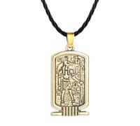 Vintage égyptien Dieu Talisman pendentif hommes femmes collier Egypte Dieu de la magie sagesse Thot Ibis-tête amulette bijoux cadeaux