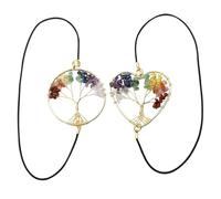 Vintage Elastic Bookmark, Tree Design Page Holder, 2-Pieces Crystal Book Separator with Sturdy Material, Reading Accessory, Bookmark with Elegant Design, Planner Tool for Notebook Review