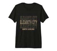 Vintage Elizabeth City Caroline du Nord T-Shirt Haut de Gamme