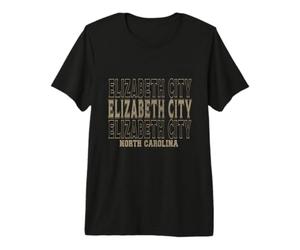 Vintage Elizabeth City Caroline du Nord T-Shirt Haut de Gamme