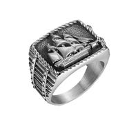 Vintage en acier inoxydable Viking voile bague hommes nordique Pirate marin amulette Viking bague Punk Biker bijoux cadeau