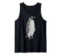 Vintage Engraving Penguin Wildlife Drawing Débardeur