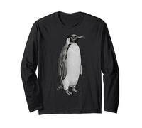 Vintage Engraving Penguin Wildlife Drawing Manche Longue