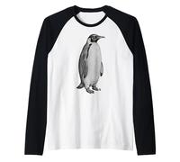 Vintage Engraving Penguin Wildlife Drawing Manche Raglan