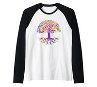 Vintage Environmental Nature Lover Tree Hugger Manche Raglan