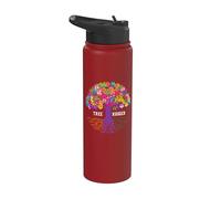 Vintage Environmental Nature Lover Tree Hugger Stainless Steel Insulated Water Bottle