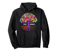 Vintage Environmental Nature Lover Tree Hugger Sweat à Capuche