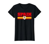 Vintage Espagne Rétro Sport Fan Couleurs Espagnol Rouge Jaune T-Shirt Graphique avec Valeur