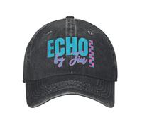 Vintage et Classique JINS Echo Album Runseokjin Tour 2025 Casquette de Baseball décontractée Kpop Rock Trucker Chapeau d’été Unisexe-Teens Design Casquettes de Baseball Durable et Confortable