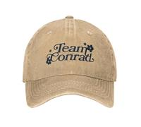 Vintage et Classique L’été Que j’AI tourné Jolie Casquette de Baseball Casual Denim Vieilli Lavé Équipe Conrad Floral Couvre-Chef Voyage Coupe Ajustable Chapeaux Durable et Confortable