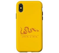 Vintage États-Unis Ben Franklin 1754 Join Or Die Snake Coque pour iPhone X/XS