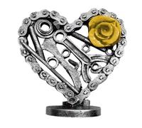Vintage Eternal Heart Ornament Decorative Chain Accent Display Figure