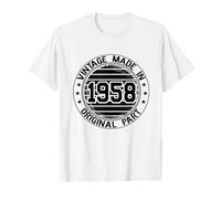 Vintage Fabriqué en 1958 Date de naissance 1958 Né en 1958 Vintage T-Shirt