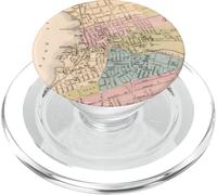 Vintage Fall River MA Carte (1878) PopSockets PopGrip pour MagSafe