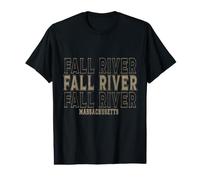 Vintage Fall River, Massachusetts T-Shirt Graphique avec Valeur