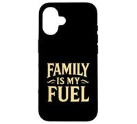 Vintage Family Is My Fuel. Rétro, Parenting, Power. Coque pour iPhone 16