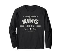 Vintage Fantasy Football King 2025 Legend Commish Genius Manche Longue