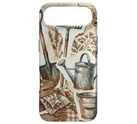 Vintage Farm Tools Collage Jardin Rustique Art éphémère Coque pour iPhone Air