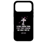 Vintage Father Leur pardonne Car Ils ne savent Pas ce qu'ils Font Coque pour iPhone 17 Pro Max
