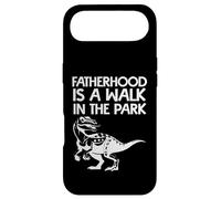 Vintage Fatherhood is A Walk in The Park Dad T Rex Dinosaur Coque pour iPhone Air
