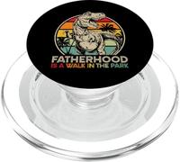 Vintage Father's is A Walk in The Park Dad T Rex Dinosaure PopSockets PopGrip pour MagSafe