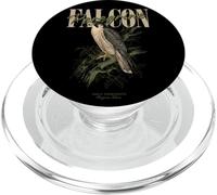 Vintage Faucon pèlerin Oiseau Art Nature Observation PopSockets PopGrip pour MagSafe