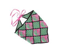 Vintage femmes fleur bandeau tricot Triangle foulard élastique bandeaux Camping voyage prise Photo cheveux accessoires
