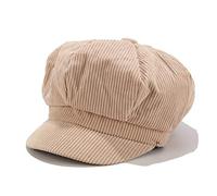 Vintage Femmes Hiver Solide Chapeau béret Casquette coréen Peintre Gavroche bérets Bonnet Noir Marque