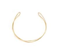 Hokech Vintage fil de métal Torques RAS de cou collier femmes collier Punk or couleur ouvert manchette réglable chaîne Grunge bijoux Steampunk hommes