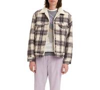 Vintage Fit Sherpa Trucker Veste Homme Nico Tofu (Neutre) XXL -