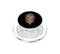 Vintage Floral Cottagecore Wildflower Botanical Illustration PopSockets PopGrip pour MagSafe