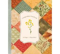 Vintage Floral Patchwork Quilt Composition Notebook: 120 Pages of College-Ruled Paper