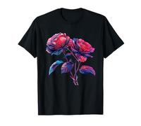 Vintage Floral Roses Bloom Duo Botanique Nature T-Shirt