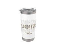 Vintage Florida Keys, Floride Gobelet isotherme en acier inoxydable double paroi