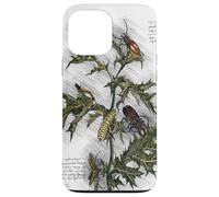 Vintage Flower Design Botanical Sketch Cottagecore Aesthetic Coque pour iPhone 13 Pro Max