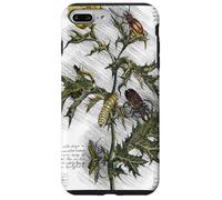 Vintage Flower Design Botanical Sketch Cottagecore Aesthetic Coque pour iPhone 7 Plus/8 Plus