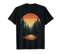 Vintage Forest Nature Trees Wildlife Scenic View T-Shirt