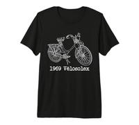 Vintage French Bike Solex T-Shirt Haut de Gamme
